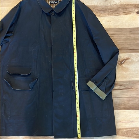 - Gorgeous Vintage Mackintosh raincoat Polo Ralph Lauren Bonded Cotton Men… - Picture 7 of 7